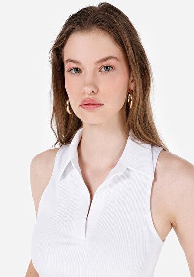 Image de Athlète Blanc Slim Fit Femme