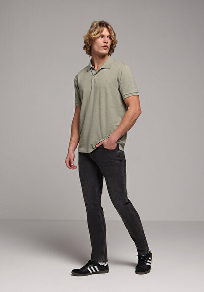 Image de T-shirt Polo À Manches Courtes Droit Regular Fit Homme