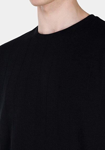 Image de T-shirt À Manches Courtes Noir Regular Fit Jakarli Homme