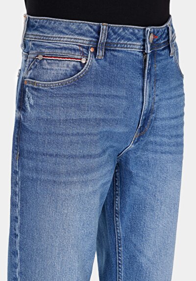 Image de 045 David Pantalon  Straight Leg Medium Rise En Jean Regular Fit Homme