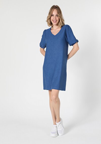 Image de Robe Bleu Regular Fit    Femme