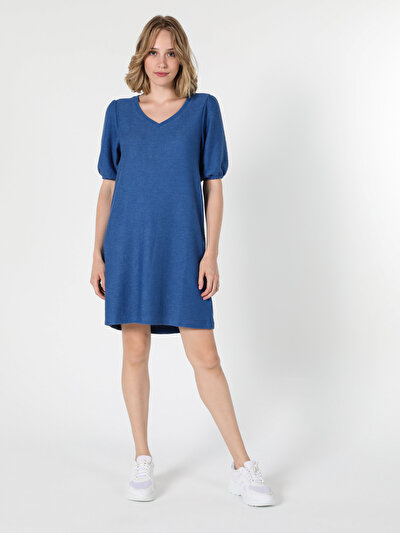 Image de Robe Bleu Regular Fit Femme