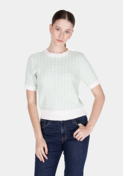 Image de Tricot Vert Regular Fit Femme