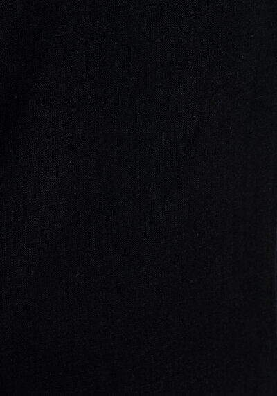 Afficher les détails de Pantalon Noir Wide Leg High Rise En Uni Regular Fit Femme
