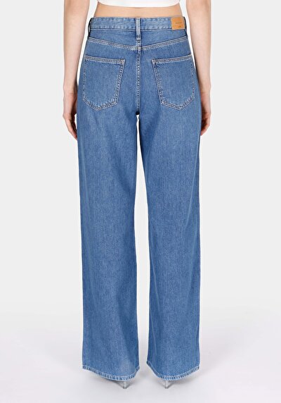 Image de 970 Berry Pantalon En Jean Regular Fit Femme