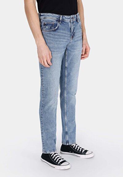 Image de 044 Karl Pantalon Straight Leg Low Rise En Jean Straight Fit Homme