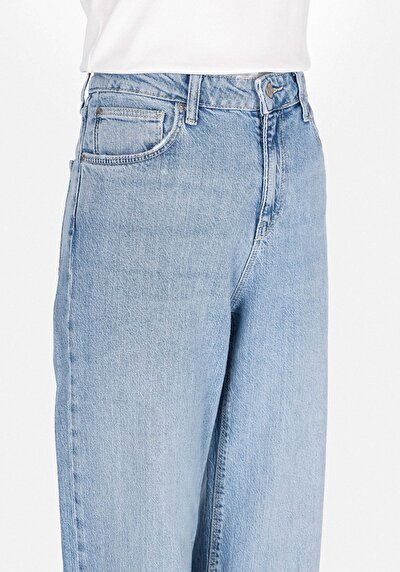 Image de 970 Berry Pantalon  Wide Leg High Rise En Jean Regular Fit Femme
