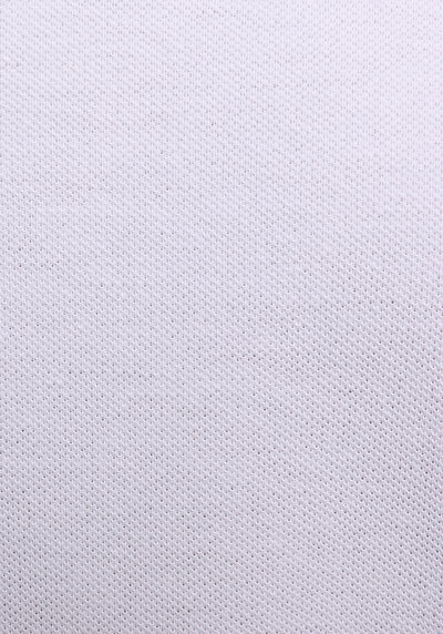 Afficher les détails de T-shirt Polo À Manches Courtes Blanc Droit Regular Fit Homme
