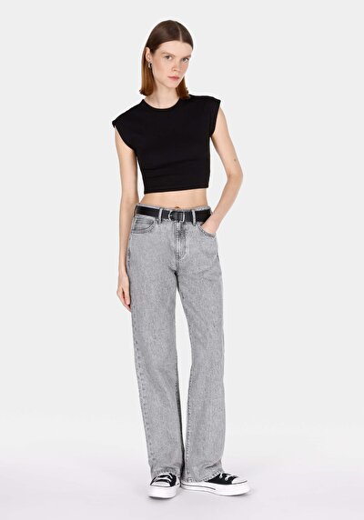 Afficher les détails de 880 Elisa Pantalon  Full Length Medium Rise En Jean Straight Fit Femme