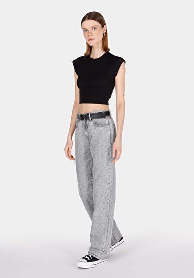 Image de 880 Elisa Pantalon Full Length Medium Rise En Jean Straight Fit Femme