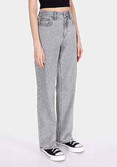 Afficher les détails de 880 Elisa Pantalon  Full Length Medium Rise En Jean Straight Fit Femme