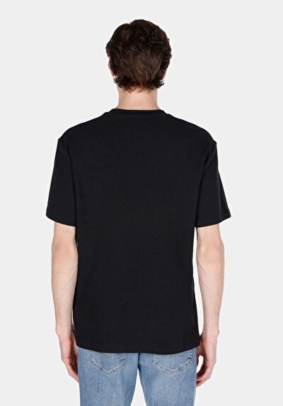 Image de T-shirt À Manches Courtes Noir Comfort Fit Jakarli Homme