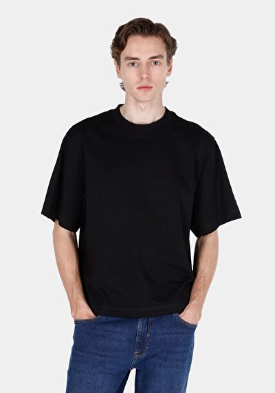 Image de Noir HOMME T-Shirt à Manches Courtes