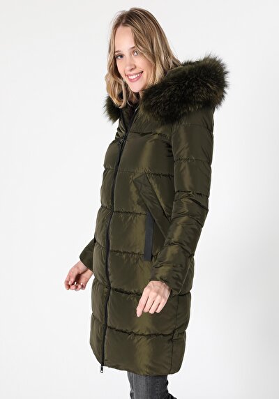 Image de Manteau  Kaki Regular Fit  Femme