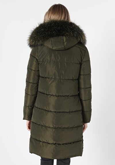 Image de Manteau Kaki Regular Fit Femme