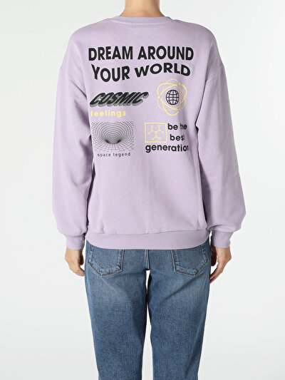 Image de Pull-over Violet Oversize Fit  Femme