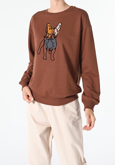 Image de Pull-over Marron Regular Fit  Femme