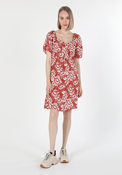 Image de Robe Marron Slim Fit    Femme
