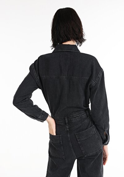 Image de Pull Denim Regular Fit   Femme