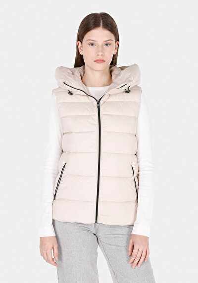 Afficher les détails de Gilet Beige Regular Fit Femme