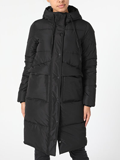 Image de Manteau  Noir Regular Fit  Femme