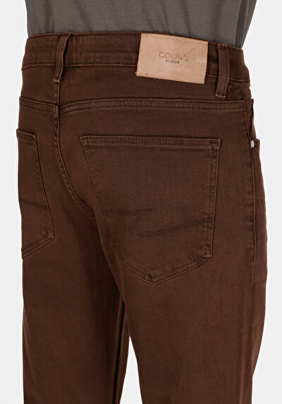 Afficher les détails de 044 Karl Pantalon  Straight Leg Low Rise En  Straight Fit Homme