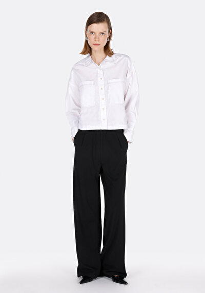 Image de Pantalon De Survêtement Noir Regular Fit Femme