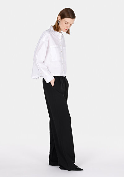 Image de Pantalon De Survêtement Noir Regular Fit Femme
