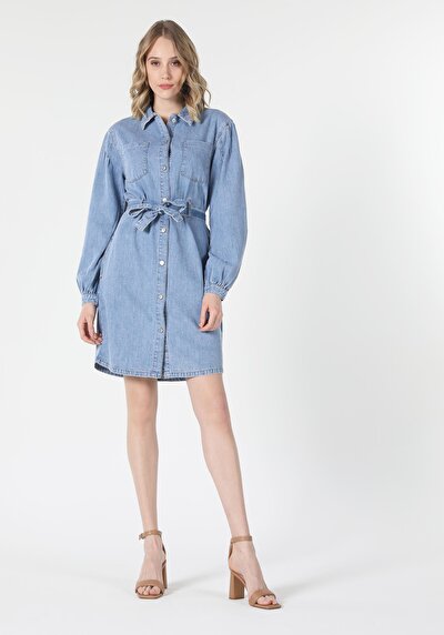 Image de Robe Denim Regular Fit Femme