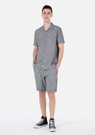 Image de Short Gris Regular Fit Homme