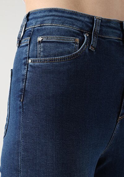 Afficher les détails de 760 Diana Pantalon Bleu   En  Skinny Fit Femme