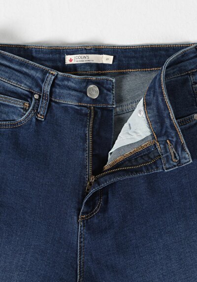 Afficher les détails de 760 Diana Pantalon Bleu   En  Skinny Fit Femme
