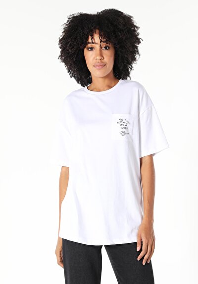 Image de T-shirt À Manches Courtes Blanc   Femme