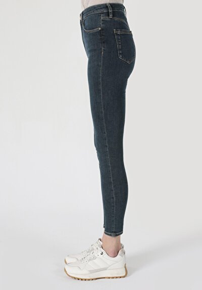 Image de 760 Diana Pantalon Bleu   En  Skinny Fit Femme