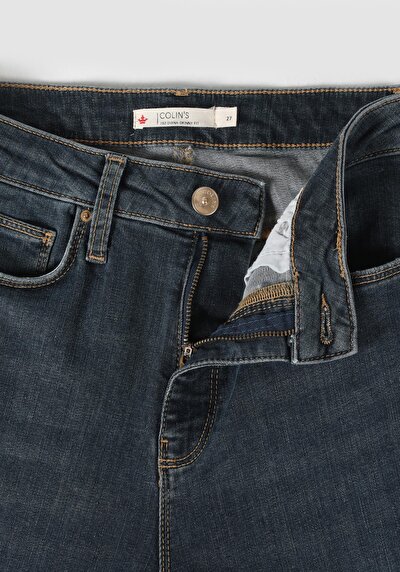 Afficher les détails de 760 Diana Pantalon Bleu   En  Skinny Fit Femme