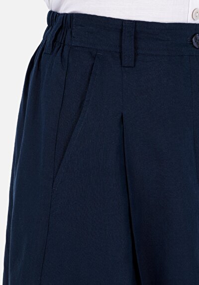 Image de Jupe Marine Midi Skirt Droit Uni Mdi Femme