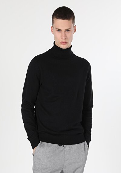Image de Pull Noir Slim Fit   Homme