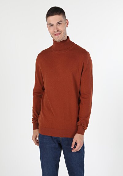 Image de Pull Marron Slim Fit   Homme