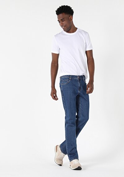 Image de 045 David Pantalon Denim Straight Leg En Regular Fit Homme