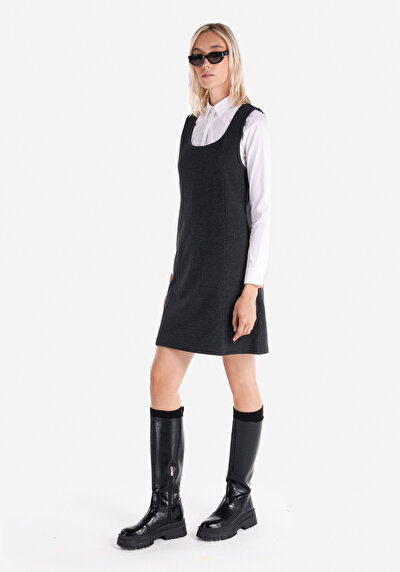 Image de Robe Anthracite Regular Fit Femme