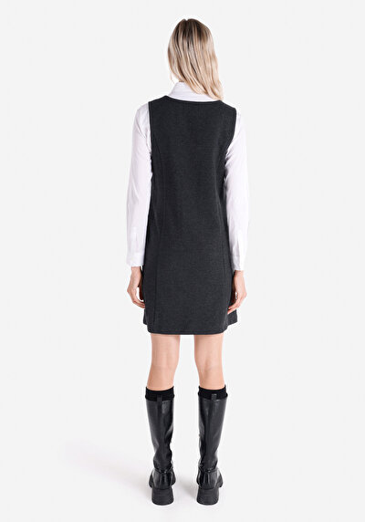 Image de Robe Anthracite Regular Fit    Femme