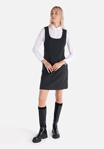 Image de Robe Anthracite Regular Fit    Femme