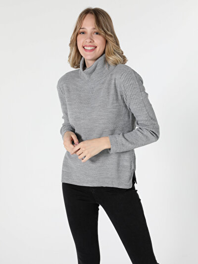 Image de Pull Gris Regular Fit   Femme