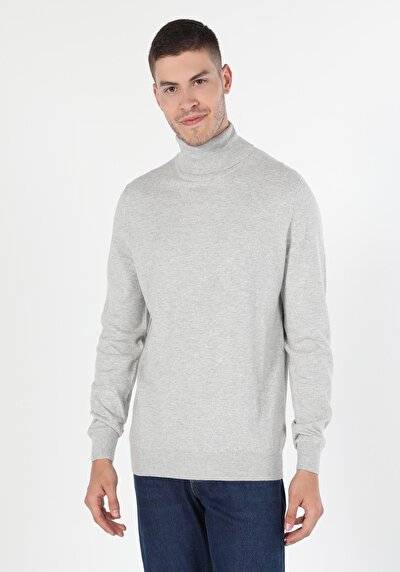 Image de Pull Vert Foncé Slim Fit   Homme
