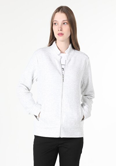 Afficher les détails de Veste De Blazer Gris Regular Fit   Femme