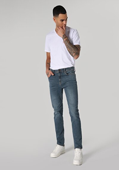 Image de 035 Ryan Pantalon Noir En Skinny Fit Homme