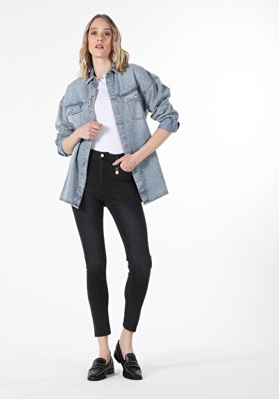 Image de 759 Lara Pantalon Denim Skinny Leg En Super Slim Fit Femme