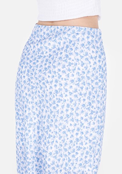 Afficher les détails de Jupe Bleu Midi Skirt    Femme