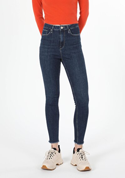 Image de 760 Diana Pantalon Noir   En  Skinny Fit Femme