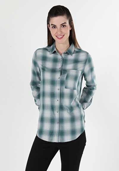 Image de Chemise À Manches Longues Vert Femme